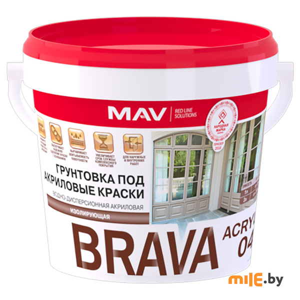 Грунтовка Brava под акриловую краску Mav Acryl 04