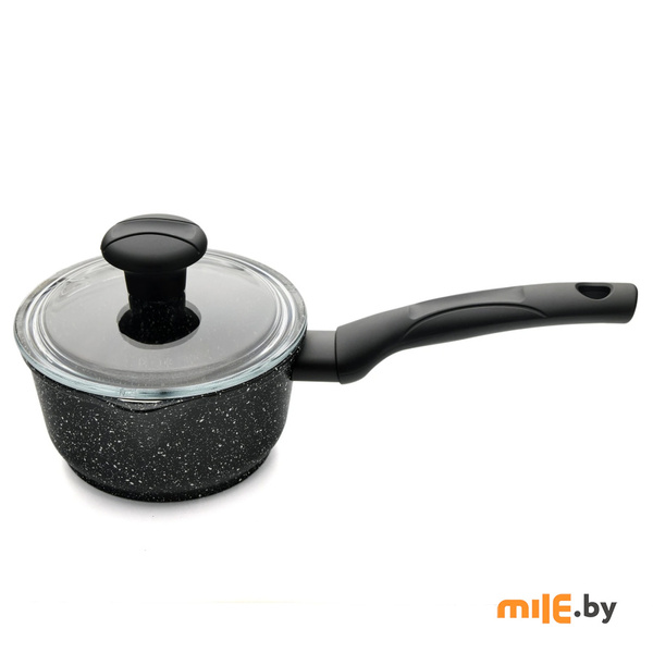 Ковш Victoria Ала со стеклянной крышкой Гранит (G09 0.75G) 0,75 л