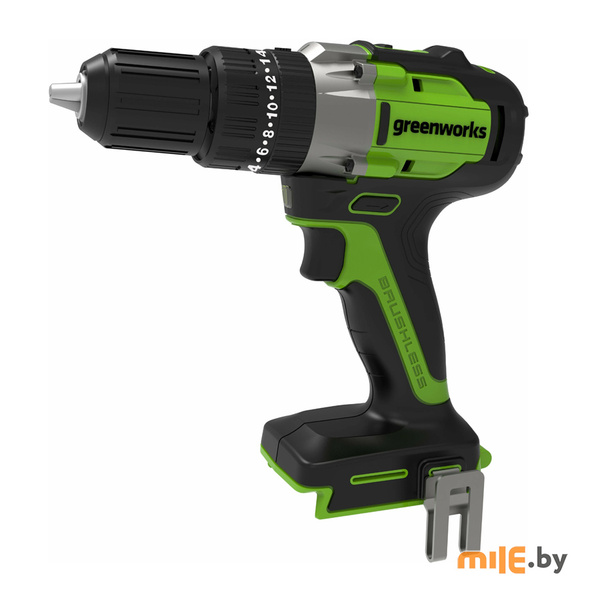 Дрель-шуруповерт аккумуляторная Greenworks GD24DD60K2 (3704107UA)