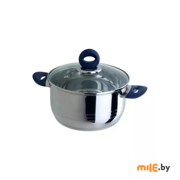 Кастрюля со стеклянной крышкой Regent Inox Linea Azzuro vitro -AV-S22.