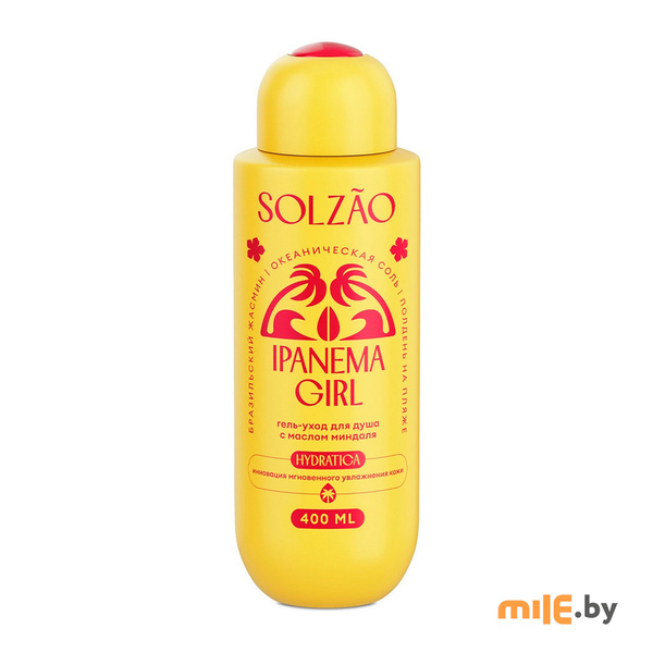 Гель для душа Solzao Ipanema Girl с маслом миндаля 400 мл