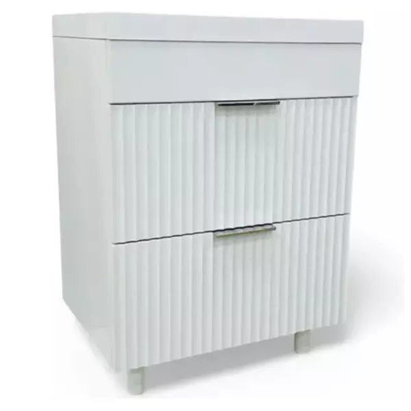 Комплект мебели GARDA ONDA94_600.PVC. мр.зол. с раковиной. 2 части