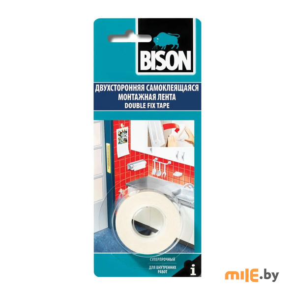 Монтажная лента Bison Double Fix CRD L137 (1,5 м х 19 мм)