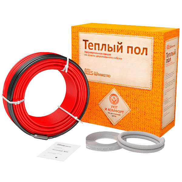 Нагревательный кабель Warmstad WSS 1360 Вт (1360 Вт/7,6-9,1 кв.м)