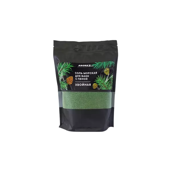 Соль морская для ванн с пеной Aroma Saules Хвойная 1.2 кг