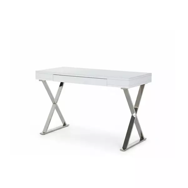 Стол компьютерный HALMAR B31 белый/хром