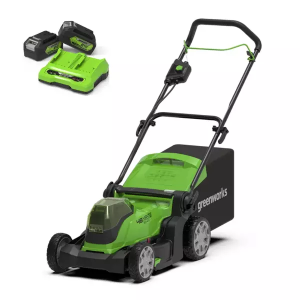 Газонокосилка аккумуляторная Greenworks 24V*2 G24X2LM41K2x (с 2хАКБ 4А