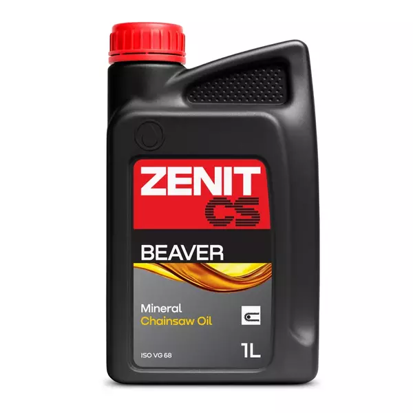 Масло для смазки пильных цепей бензопил всесезонное Zenit Beaver 1 л