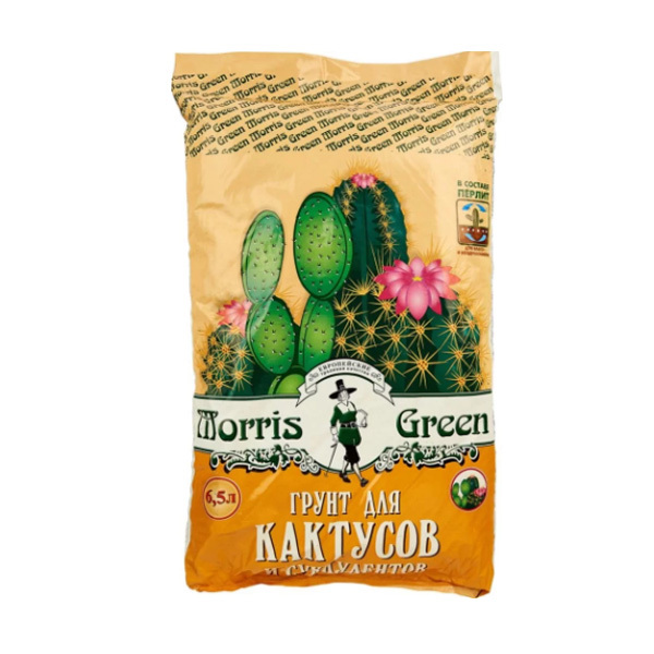 Грунт Morris Green питательный (растение: кактусы и сукуленты)