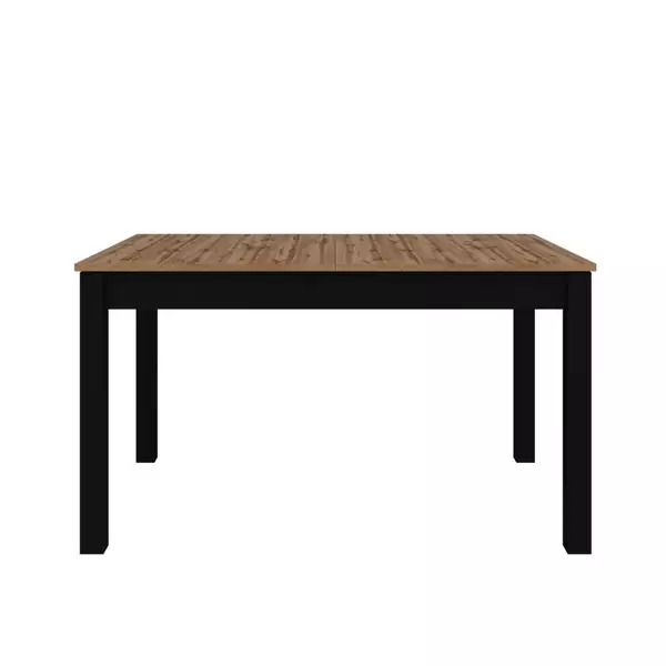 Стол BRW Loft STO 130/170x 80 см (дуб вотан, чёрный) 008