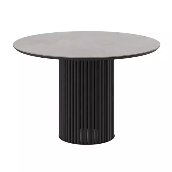 Стол МамаДома ASKAR ROUND-116, нераздвижной круглый 116, AVENUE GREY P
