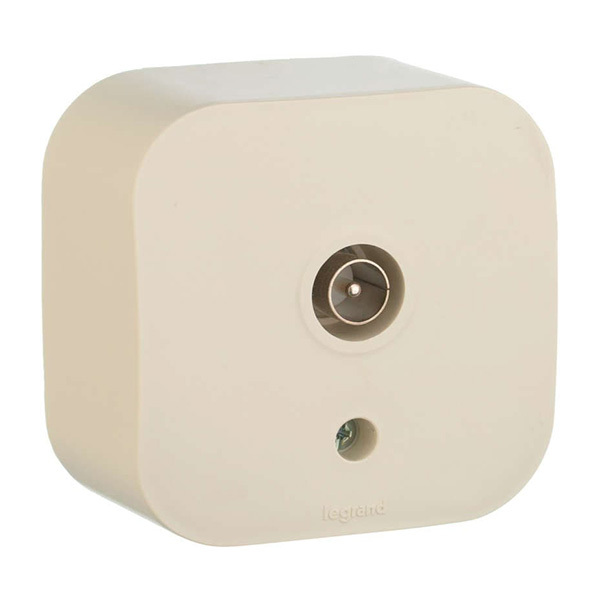 Розетка Legrand Quteo 782245 (слоновая кость)