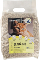Наполнитель для туалета Белый кот Standart Line комкующийся