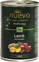 Влажный корм для собак Nuevo Dog Adult Lamb & Potato / 95010
