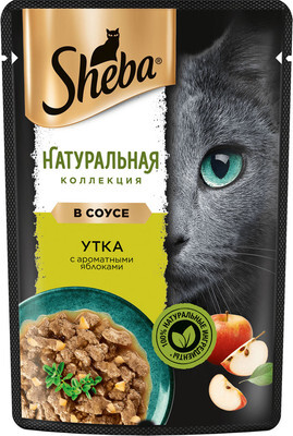 Влажный корм для кошек Sheba Nature's Collection Для взр. кошек с утко