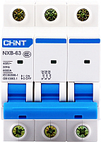 Выключатель автоматический Chint NXB-63 3P 2A 6кА C