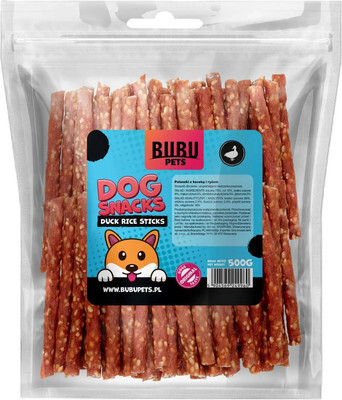 Лакомство для собак Bubu Pets Мягкие рисовые палочки из утки / PS0031