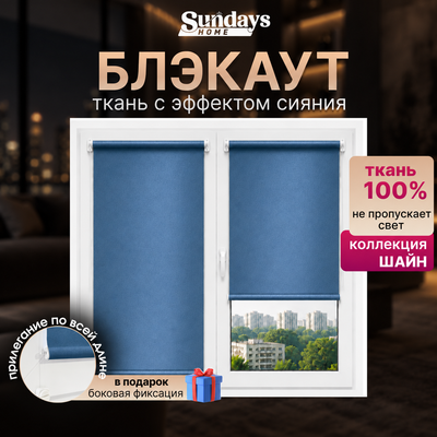 Рулонная штора Sundays Home Шайн 100x160