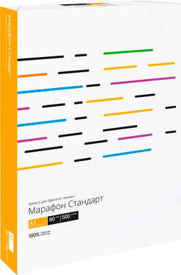 Бумага Technoevolab Марафон Стандарт A3 80г/м / 450L90569