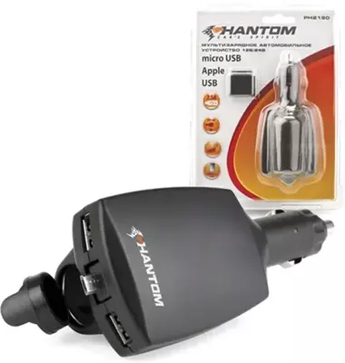 Автомобильное зарядное устройство Phantom PH2190
