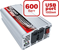 Автомобильный инвертор AVS IN-600W / 43112