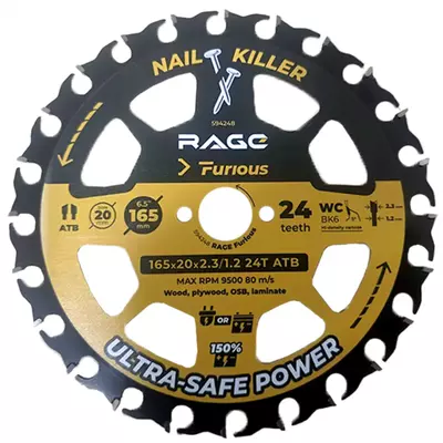 Пильный диск Vira Furious Wood&Nails / 594248