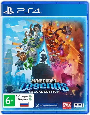 Игра для игровой консоли PlayStation 4 Minecraft Legends. Deluxe Editi
