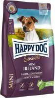 Сухой корм для собак Happy Dog Sensible Mini Ireland лосось кролик / 6