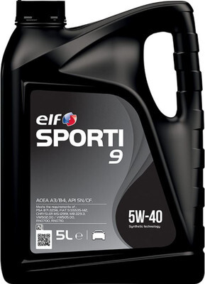 Моторное масло Elf Sporti 9 5W40 / 214252