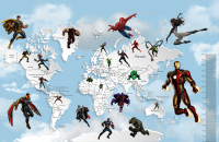 Фотообои листовые Citydecor Superhero 6