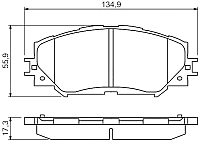 Тормозные колодки Bosch 0986494240