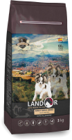 Сухой корм для собак Landor Для взрослых собак мелких пород утка с рис