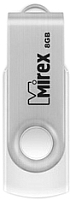 USB flash накопитель Mirex Swivel White 8GB / 13600-FMUSWT08