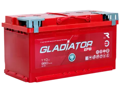 Автомобильный аккумулятор Gladiator EFB R+