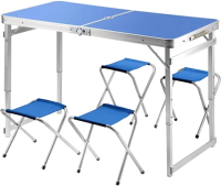 Комплект складной мебели Bison A-4-60x120-BL