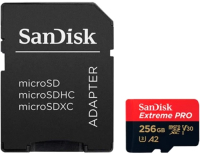 Карта памяти SanDisk SDXC Extreme Pro Class 10 256GB + ADP (SDSQXCD-25