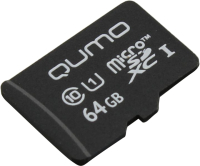 Карта памяти Qumo microSDXC (Class 10) 64GB (QM64GMICSDXC10U1NA)