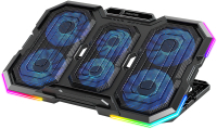 Подставка для ноутбука Evolution LCS-08 RGB с активным охлаждением