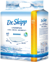 Набор пеленок одноразовых детских Dr.Skipp Soft Line с суперабсорбенто