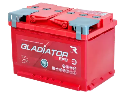 Автомобильный аккумулятор Gladiator EFB R+