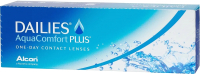 Комплект контактных линз Dailies Aqua Comfort Plus Sph-4.50 R8.7 D14.0