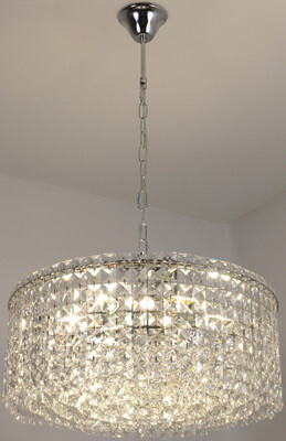 Люстра Estares Diona 10хЕ14-600х810-CHROME/CRYSTAL-220-IP20