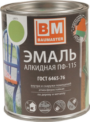 Эмаль BauMaster ПФ-115