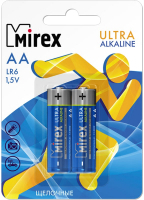Комплект батареек Mirex AA LR6 / 23702-LR6-E2