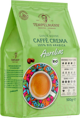Кофе в зернах Tempelmann Aurelias Caffe Crema