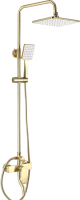Душевая система со смесителем REA Hass Matt Gold REA-B9972
