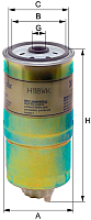Топливный фильтр Hengst H118WK
