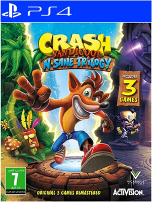 Игра для игровой консоли PlayStation 4 Crash Bandicoot N'Sane Trilogy 