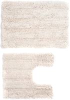 Набор ковриков для ванной и туалета Home One Chenille U-shape / 410405