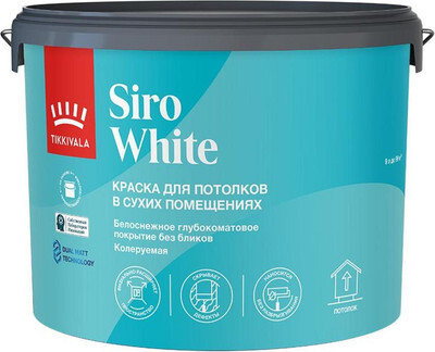 Краска Tikkivala Siro White A